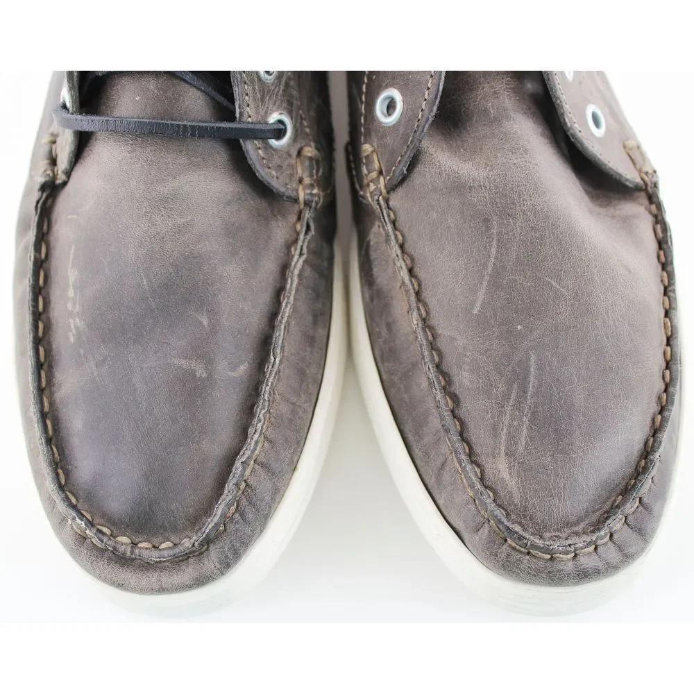 INC International Concepts Yacht Gray Boat Shoes 8